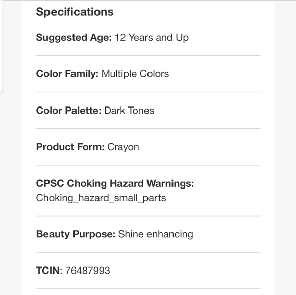 Kiss and Makeup 10 piece lip crayon sticks gloss - Picture 3 of 3